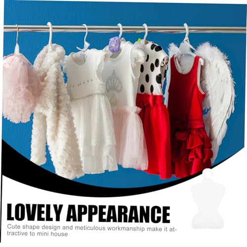 Toddmomy 100 Stück Teiliges Miniatur Puppen-kleiderbügel aus Stabilem Kunststoff Kleine Puppenkleiderbügel für Puppenhaus-Dekoration Vielseitig für Anzüge Kleider und Schmuck Geeignet Toddmomy 100 Stück Teiliges Miniatur Puppen-kleiderbügel aus Stabilem Kunststoff Kleine Puppenkleiderbügel für Puppenhaus-Dekoration Vielseitig für Anzüge Kleider und Schmuck Geeignet von Toddmomy