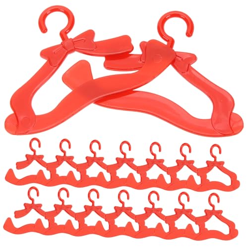 Toddmomy 100 Stück Teiliges Puppenkleiderbügel Miniatur Puppenkleiderbügel aus Robustem für Puppenkleider Praktische Aufbewahrung von Puppenoutfits für Puppenhäuser und Kinderzimmer von Toddmomy