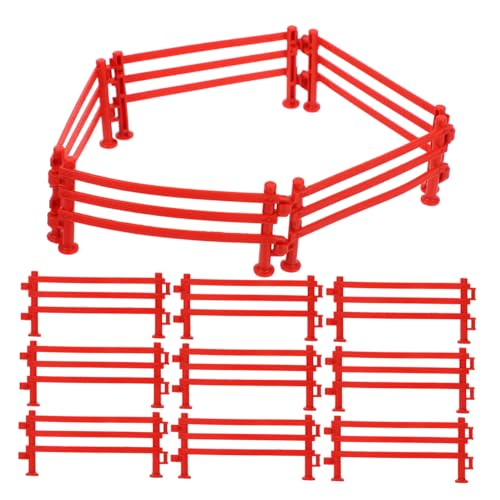 Toddmomy Spielzeug-bauernhoftiere Zubehör Mini-gartenzaun-paneele Zaun Realistisches Scheunen-stall-Set Für Jungen Und Mädchen Zum Spielen von Toddmomy