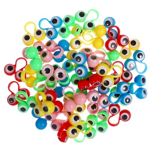 Toddmomy 100 Stücke Große Augen Puppen Ringe Party Pädagogisches Augapfel Ring Auge Finger Augen Finger Interaktive Finger Finger Bunte Kunststoff Toddmomy 100 Stücke Große Augen Puppen Ringe Party Pädagogisches Augapfel Ring Auge Finger Augen Finger Interaktive Finger Finger Bunte Kunststoff von Toddmomy
