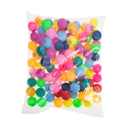 Toddmomy Bunte Zahlenbälle 100 Stück Kunststoff Tombola Bälle für Partyspiele Bruchfeste Lotteriebälle Requisiten für Barspiele Spielbälle mit Aufgedruckten Zahlen Toddmomy Bunte Zahlenbälle 100 Stück Kunststoff Tombola Bälle für Partyspiele Bruchfeste Lotteriebälle Requisiten für Barspiele Spielbälle mit Aufgedruckten Zahlen von Toddmomy