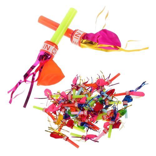 Toddmomy 100 Stück Musik Party Blasrohr für Kinder Geburtstagsfeier Halloween Interaktive Spielzeuge Sicher und Lustig von Toddmomy