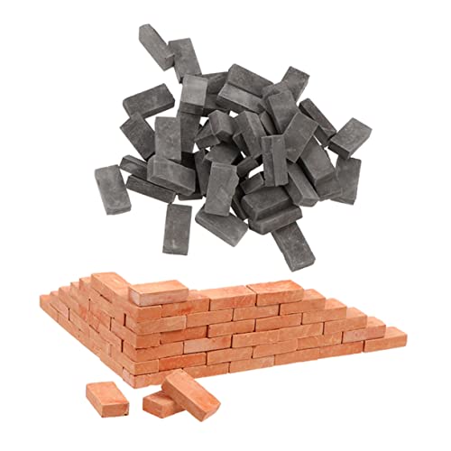 Toddmomy 100Stücke Modellbau Ziegelsteine für Puppenhaus Zubehör und Kreative Projekte Toddmomy 100Stücke Modellbau Ziegelsteine für Puppenhaus Zubehör und Kreative Projekte von Toddmomy