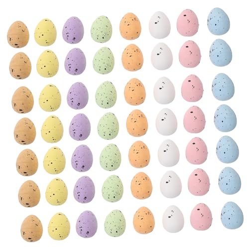 Toddmomy 100stücke Bunte Schaum-Eier Deko Osterdeko Kunststoffeier Für Bastelprojekte Party-Accessoires Und Für Ostern Und Festliche Anlässe von Toddmomy