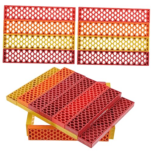Toddmomy 100Stücke Teiliges Stapelbare Bausteine für Kleinkinder Pädagogisches Feinmotorik und Problemlösungsfähigkeiten Sicheres und Reibungsloses Design für Kreative von Toddmomy