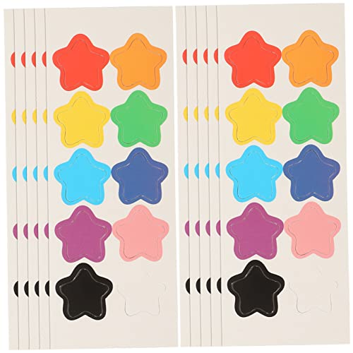 Toddmomy 10Blätter Magnetische Aufkleber für Belohnungssterne Multifunktionale Magnete für Kühlschrank und Kindergarten Sicher und Tragbar für Lehrer von Toddmomy