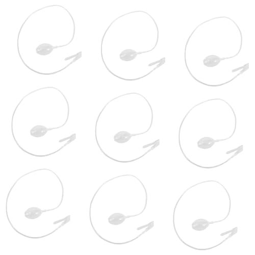 Toddmomy 10Stücke Bewegliche Einsätze für Hasenohren Hüte Transparente Mütze mit Quetschball Einsätzen Lustiges Hutzubehör für Halloween und Andere Verkleidungen von Toddmomy