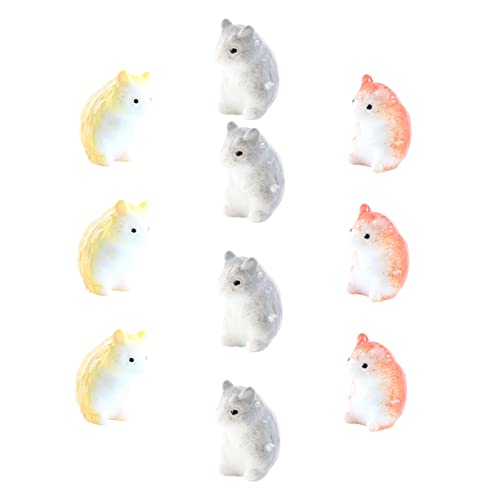 Toddmomy 10Stücke Entzückende Mäuse Kuchendekoration aus Niedliche Tierfiguren für Partys Zuhause und Kuchen Verschiedene Farben für Kreative Tischdekoration von Toddmomy
