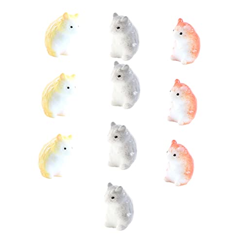 Toddmomy 10Stücke Entzückende Mäuse Kuchendekorationen aus Kleine Cartoon Tier Accessoires für Partys Zuhause und Kuchen für Kreative Bastelprojekte Verschiedenen von Toddmomy