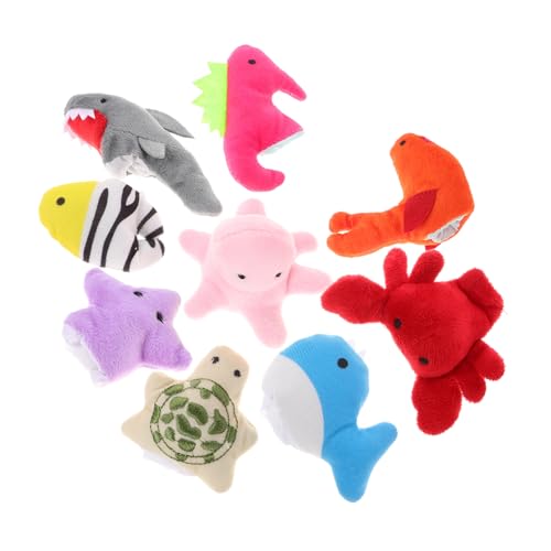 Toddmomy 10Stücke Fingerpuppen Aus Cartoon Tiere Handpuppen Für Geschichtenerzählen Und Tierische Fingerpuppen Für Kreatives von Toddmomy