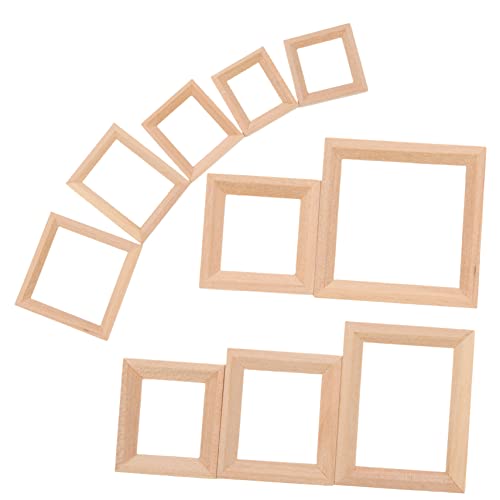 Toddmomy 10Stücke Fotorahmen Aus Teiliges Dekorationszubehör Für Puppenhäuser Handgefertigte Bilderrahmen Für Mini Dekoration Für Kreative DIY Projekte Toddmomy 10Stücke Fotorahmen Aus Teiliges Dekorationszubehör Für Puppenhäuser Handgefertigte Bilderrahmen Für Mini Dekoration Für Kreative DIY Projekte von Toddmomy