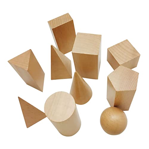 Toddmomy 10Stücke Geometrische Holzbausteine Teiliges Lernspielzeug für Pädagogische Spielzeuge Kreativität und Praktischen Fähigkeiten für Frühes Lernen Toddmomy 10Stücke Geometrische Holzbausteine Teiliges Lernspielzeug für Pädagogische Spielzeuge Kreativität und Praktischen Fähigkeiten für Frühes Lernen von Toddmomy