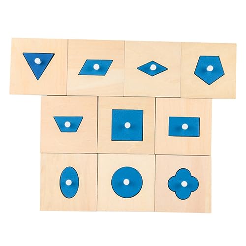 Toddmomy 10Stücke Holzbausteine Board für Vorschulkinder Fördert Formen Erkennung Motorische Fähigkeiten Eltern Interaktion Langlebig Toddmomy 10Stücke Holzbausteine Board für Vorschulkinder Fördert Formen Erkennung Motorische Fähigkeiten Eltern Interaktion Langlebig von Toddmomy