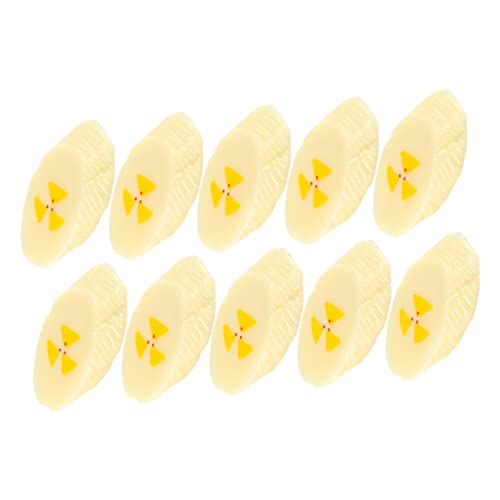 Toddmomy 10Stücke Künstliche Bananenscheiben Realistische Deko Für Fotografie Und Party Lebensechte Obstmodelle Für Kreative Dekoration Und Lernmittel Im Kindergarten Toddmomy 10Stücke Künstliche Bananenscheiben Realistische Deko Für Fotografie Und Party Lebensechte Obstmodelle Für Kreative Dekoration Und Lernmittel Im Kindergarten von Toddmomy