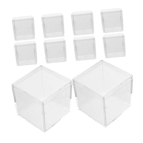Toddmomy 10Stücke Mineralprobenboxen aus Lebensmittelechtem Transparent Vielseitige Aufbewahrung für Pflanzen Tier und Kristallproben Optimale Sichtbarkeit der Inhalte Toddmomy 10Stücke Mineralprobenboxen aus Lebensmittelechtem Transparent Vielseitige Aufbewahrung für Pflanzen Tier und Kristallproben Optimale Sichtbarkeit der Inhalte von Toddmomy