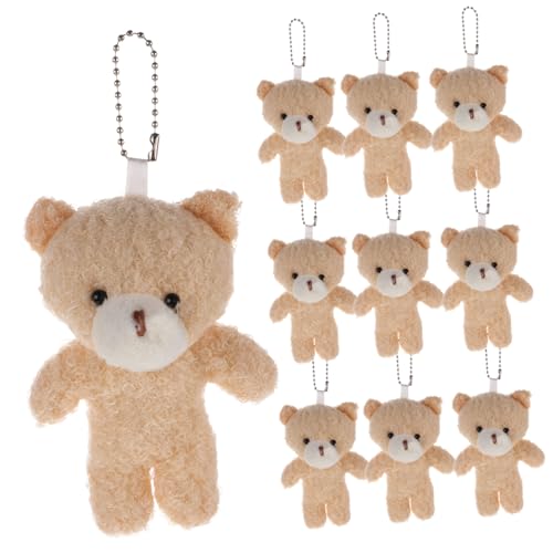 Toddmomy 10Stücke Plüschfiguren Schlüsselanhänger Für Bastelprojekte Niedliche Kleine Spielzeuge Charmante Anhänger Für Taschen Und Schlüssel Und Leicht von Toddmomy