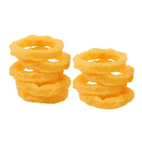 Toddmomy 10Stücke Realistische Gefälschte Tintenfischringe Simulation von Frittiertem Essen Sichere und Leichte Materialien für Kreative Fotoszenen Toddmomy 10Stücke Realistische Gefälschte Tintenfischringe Simulation von Frittiertem Essen Sichere und Leichte Materialien für Kreative Fotoszenen von Toddmomy