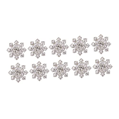 Toddmomy 10Stücke Strass Blumendekore DIY Legierung Ornamente für Schmuckzubehör Silberfarbene Handgemachte Ohrringe und Anhänger Exquisites Design für Hochzeiten und Partys Toddmomy 10Stücke Strass Blumendekore DIY Legierung Ornamente für Schmuckzubehör Silberfarbene Handgemachte Ohrringe und Anhänger Exquisites Design für Hochzeiten und Partys von Toddmomy