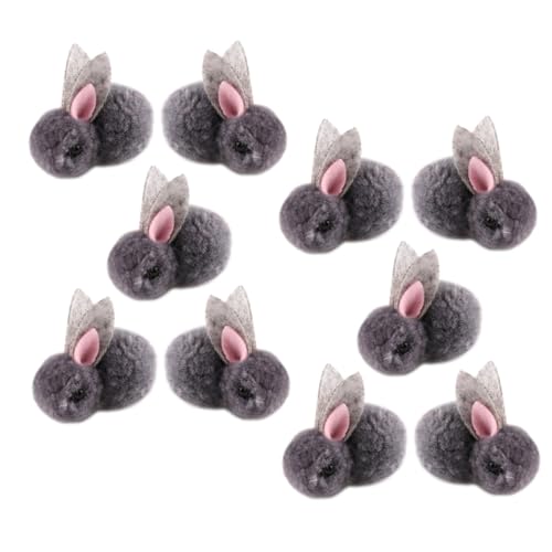 Toddmomy 10Stücke Süße Kleine Plüschhasen DIY Kaninchenpuppen für Bastelprojekte Weiche Kaninchenornamente für Dekoration und von Toddmomy