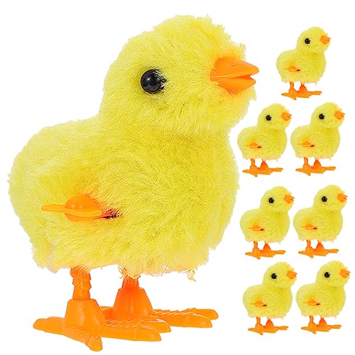 Toddmomy 10Stücke Teiliges Aufziehspielzeug für Niedliche Hühner Robustes Material Garten Dekorationen und zu Ostern mit Mechanischem Laufmechanismus von Toddmomy