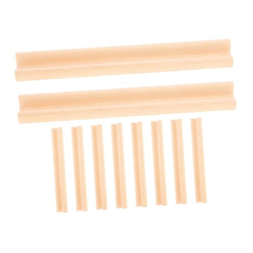 Toddmomy 10Stücke Teiliges Holz Domino Regal Multifunktionale Domino Halter für Kreative Spiele und DIY Projekte für Familien und Freunde zur Organisation und Präsentation Toddmomy 10Stücke Teiliges Holz Domino Regal Multifunktionale Domino Halter für Kreative Spiele und DIY Projekte für Familien und Freunde zur Organisation und Präsentation von Toddmomy