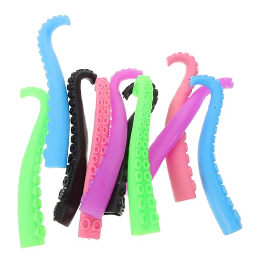 Toddmomy 10Stücke Teiliges Octopus Tentakel Fingerpuppen Kreatives Kunststoff Fingerspitzenspielzeug für Zufällige Farben Mitgebsel für Kinderpartys Langlebig und Sicher Toddmomy 10Stücke Teiliges Octopus Tentakel Fingerpuppen Kreatives Kunststoff Fingerspitzenspielzeug für Zufällige Farben Mitgebsel für Kinderpartys Langlebig und Sicher von Toddmomy