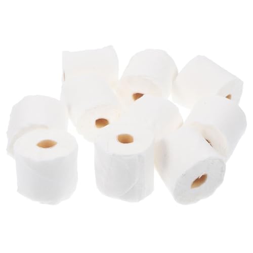 Toddmomy 10Stücke Teiliges Tücherrollenpapier Realistische Puppenhaus Dekoration Für Badezimmer Und Kleines Gewebemodell Für Puppenhaus Kreative Miniaturaccessoires von Toddmomy