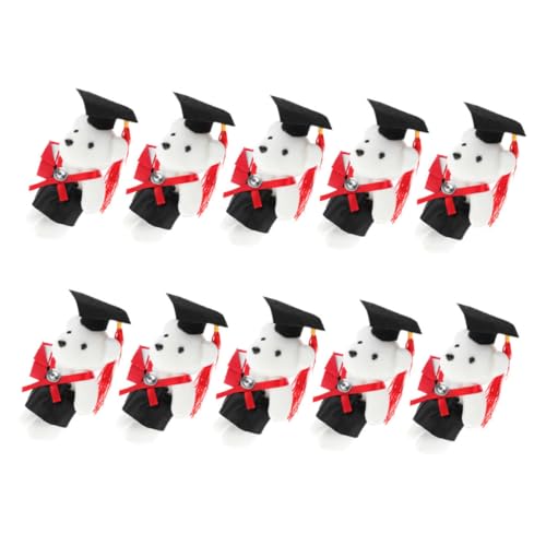 Toddmomy 10pcs Abschlussbären Niedliche Plüsch -doktor -bärenpuppen Für Die Abschlusssaison Bärenpuppenfiguren Für Abschlussblumenbouquet Graduierungsparty Gefälligkeiten von Toddmomy