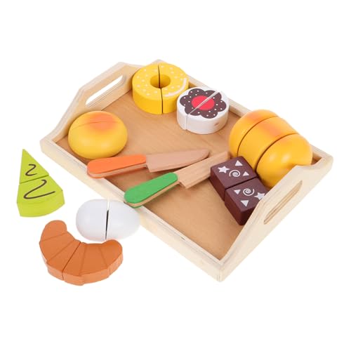 Toddmomy 11 Stück Nachmittagstee holzspielzeug küche Backen Farbwahrnehmung Kuchen Spielset Kinderbäckerei Spielset Holz Essen hölzern Toddmomy 11 Stück Nachmittagstee holzspielzeug küche Backen Farbwahrnehmung Kuchen Spielset Kinderbäckerei Spielset Holz Essen hölzern von Toddmomy