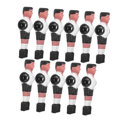 Toddmomy 11 Stück Teiliges Ersatzset Tischfußball Figuren aus Robustem Kunststoff Vollständiges Team für Foosball Maschine Kompatibel als Austauschteile für Profi-Tischkicker für von Toddmomy