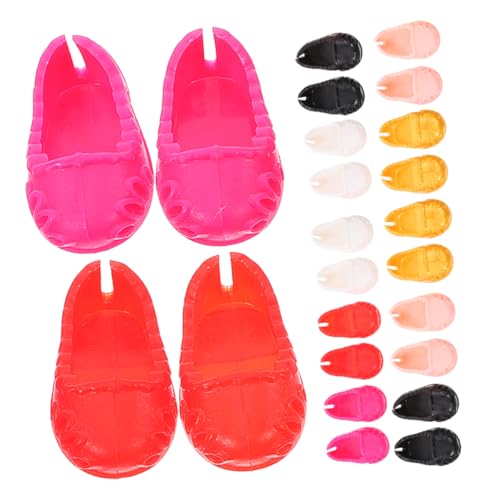 Toddmomy 12 Paare Schuhe Spielzeugschuhe Anziehschuhe Mini-Schuh- Miniaturschuh Schuhe Damenpuppe Schuhe Doll Schuhe Minipuppenschuhe Puppenschuhe zum Basteln Plastik von Toddmomy