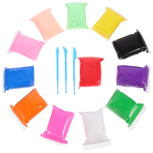 Toddmomy 12 Packungen DIY Knete Bunte Modelliermasse für Lufttrocknend Vielseitig Einsetzbar Kreatives Bastelspielzeug für Bastelprojekte und Familienspaß Toddmomy 12 Packungen DIY Knete Bunte Modelliermasse für Lufttrocknend Vielseitig Einsetzbar Kreatives Bastelspielzeug für Bastelprojekte und Familienspaß von Toddmomy