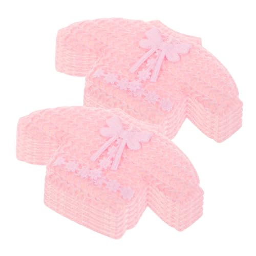 Toddmomy 12 Stück Dekorationen Für Die Babyparty Babyparty-partydekorationen -Aufkleber Enthüllt Partydekorationen Babyparty-Aufkleber Scrapbook-Aufkleber Stoff Rosa von Toddmomy