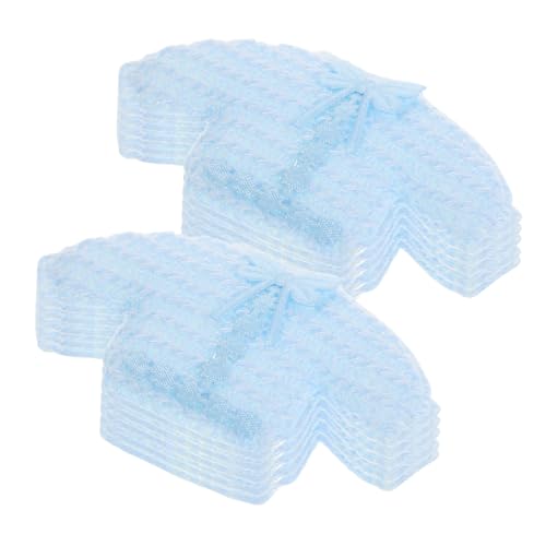 Toddmomy 12 Stück Dekorationen Für Die Babyparty Enthüllt Dekorationen -Boy -duschdekoration Babypartytischdekorationen -mädchenaufkleber Babyparty-Aufkleber Stoff Sky-Blue von Toddmomy