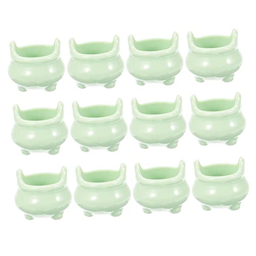 Toddmomy 12 Stück Hexenkesselspielzeug Nettes Halloween - Zaubererkessel Dekorationen Halloween-miniaturbausatz Für Herd Halloween-miniaturen Mini-kesselkessel Plastik Toddmomy 12 Stück Hexenkesselspielzeug Nettes Halloween - Zaubererkessel Dekorationen Halloween-miniaturbausatz Für Herd Halloween-miniaturen Mini-kesselkessel Plastik von Toddmomy