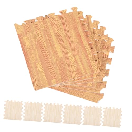 Toddmomy 12 Stück Interlocking Spielmatte Teiliges Schaumstoff für Junge Mädchen rutschfest und Krabbelmatte für Zuhause Büro Dekorativ und Langlebig von Toddmomy