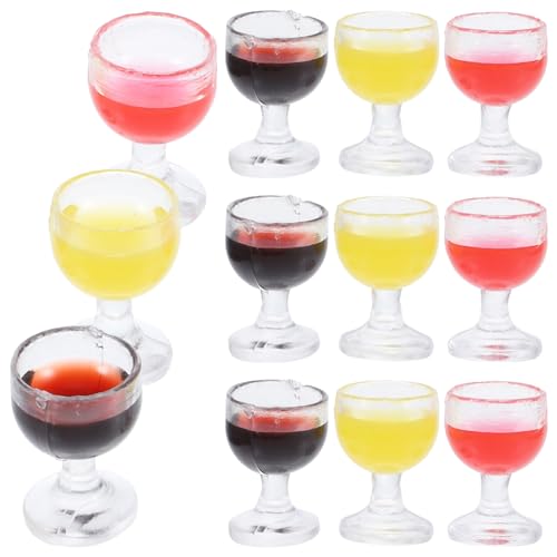 Toddmomy 12 Stück Miniatur Weinbecher für Puppenhäuser Puppenzubehör Glatte Oberfläche Kleiner Haus Dekoration Simulierte Weingläser Kinder Spielzeug Toddmomy 12 Stück Miniatur Weinbecher für Puppenhäuser Puppenzubehör Glatte Oberfläche Kleiner Haus Dekoration Simulierte Weingläser Kinder Spielzeug von Toddmomy