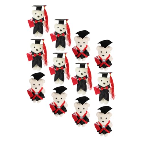 Toddmomy 12stücke Mini Plüsch-abschlussbär Ausgestopfter Bär Mit Graduation-Kappe Süßer Party-bär Dekoratives Plüsch-Spielzeug Für Bouquets Und Geschenke Toddmomy 12stücke Mini Plüsch-abschlussbär Ausgestopfter Bär Mit Graduation-Kappe Süßer Party-bär Dekoratives Plüsch-Spielzeug Für Bouquets Und Geschenke von Toddmomy