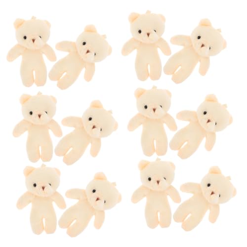 Toddmomy 12 Stück Mini Bärenpuppen Gastbären In Winzigen Gebetstierfiguren Kleiner Bär Plüschbär Ornament Hochzeitsdeko Mini Kuscheltiere Großpackung Kleiner Plüschbär Pp von Toddmomy