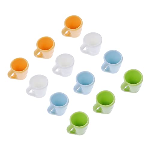 Toddmomy 12 Stück Mini-Becher Mit Teetasse Trinken Küchenzubehör Für Puppenstuben Miniaturen Porzellan DIY Puppenhausverzierung Rostfrei Party Miniaturbecher Harz Toddmomy 12 Stück Mini-Becher Mit Teetasse Trinken Küchenzubehör Für Puppenstuben Miniaturen Porzellan DIY Puppenhausverzierung Rostfrei Party Miniaturbecher Harz von Toddmomy