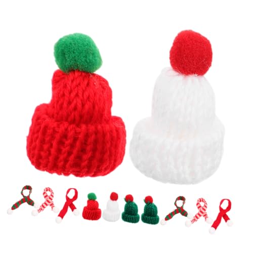 Toddmomy 12 Stück Mini Weihnachtsmützen mit Schals Teiliges Bastelset für Kreative Weihnachtsdeko für Flaschen Puppen und DIY Projekte Leicht Anzubringen und Vielfältig Gestaltbar Toddmomy 12 Stück Mini Weihnachtsmützen mit Schals Teiliges Bastelset für Kreative Weihnachtsdeko für Flaschen Puppen und DIY Projekte Leicht Anzubringen und Vielfältig Gestaltbar von Toddmomy