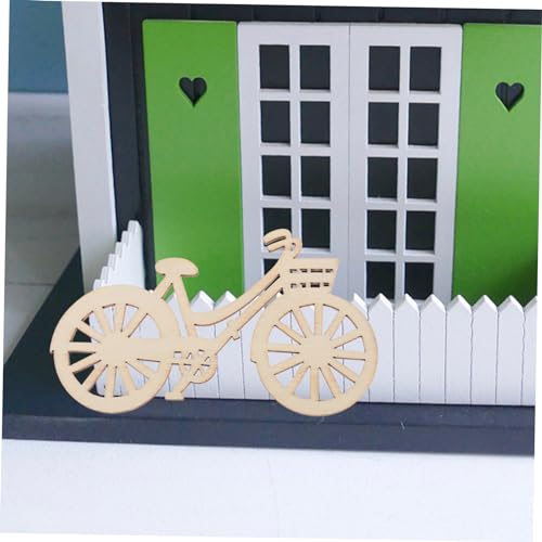 Toddmomy 12 Stück Miniatur Bike Teilig aus Dekorative Modelle für Puppenhaus DIY Zubehör Realistische Fahrradornamente für Authentische Deko und Kreative Gestaltung von Toddmomy