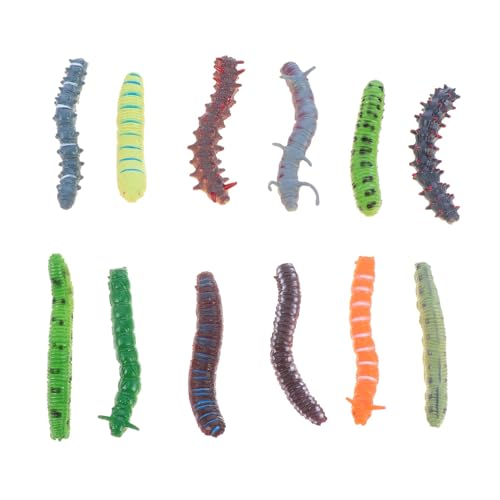 Toddmomy 12 Stück Realistische Fake Lustige Prank Spielzeuge für Partys und Streiche Künstliche Insekten für Halloween April Fool Day und Garten Deko Zufällige Farbe Zufällige Farbe von Toddmomy