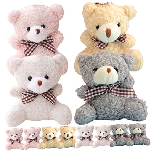 Toddmomy 12 Stück Schlüsselanhänger Kinderspielzeug Tiere Schlüsselanhänger Weihnachtsdekoration Weihnachtskram Tier Schlüsselornament Taschendekor Dekorativer Schlüsselanhänger von Toddmomy