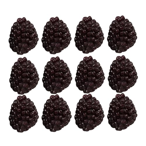 Toddmomy 12 Stück Simulierte Wilde Erdbeeren Himbeeren Simulation Himbeere Display Künstliche Himbeere Foto Requisite Himbeer Requisite Kunstfrucht Realistische Frucht von Toddmomy