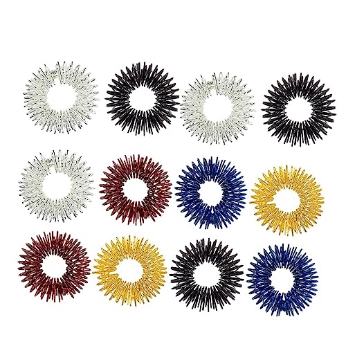 Toddmomy 12 Stück Teiliges Akupressur Fingermassage Ring aus Stahl Farben Mix Fördert Durchblutung Lindert Fingerermüdung und Stress für Ergotherapie und Entspannung Toddmomy 12 Stück Teiliges Akupressur Fingermassage Ring aus Stahl Farben Mix Fördert Durchblutung Lindert Fingerermüdung und Stress für Ergotherapie und Entspannung von Toddmomy