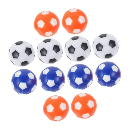 Toddmomy 12 Stück Teiliges Bunte Tischfußball Bälle Mini Kickerbälle Leicht Robust Kompatibel mit Meisten Tischkicker Modellen für Erwachsene Ersatz für Beschädigte Bälle von Toddmomy
