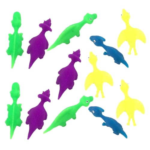 Toddmomy 12 Stück Teiliges Dinosaurier Finger Strapazierfähigem TPR Dehnbares Schleuder Lustigem Cartoon Design Bunte Farben Sicher für Geschenk für Jungen und Mädchen Zufällige Farbe Toddmomy 12 Stück Teiliges Dinosaurier Finger Strapazierfähigem TPR Dehnbares Schleuder Lustigem Cartoon Design Bunte Farben Sicher für Geschenk für Jungen und Mädchen Zufällige Farbe von Toddmomy