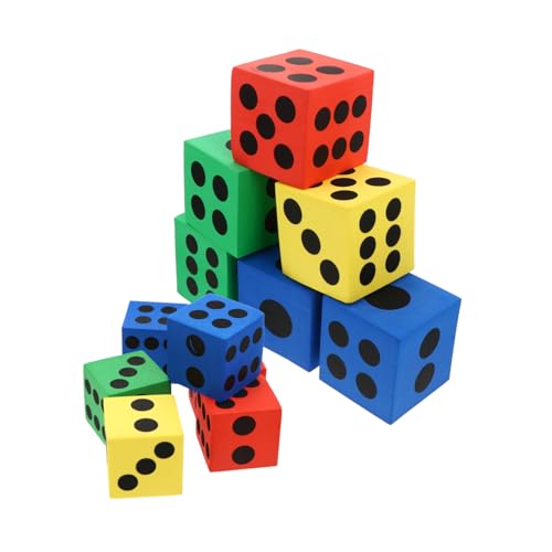 Toddmomy 12 Stück Teiliges Eva Schaumstoff Würfel Bunte Punktwürfel Leise Spielwürfel Weiche Party Würfel Langlebig Farbintensiv für Würfelspiele mit Freunden Zufällige Zufällige Farbe Toddmomy 12 Stück Teiliges Eva Schaumstoff Würfel Bunte Punktwürfel Leise Spielwürfel Weiche Party Würfel Langlebig Farbintensiv für Würfelspiele mit Freunden Zufällige Zufällige Farbe von Toddmomy