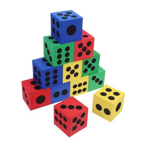 Toddmomy 12 Stück Teiliges Große Bunte Eva Schaumwürfel Leichte Spielwürfel für Klassenzimmer Gruppenaktivitäten Raffle und Party Leise und Tragbar Pädagogisches Lernspielzeug Toddmomy 12 Stück Teiliges Große Bunte Eva Schaumwürfel Leichte Spielwürfel für Klassenzimmer Gruppenaktivitäten Raffle und Party Leise und Tragbar Pädagogisches Lernspielzeug von Toddmomy